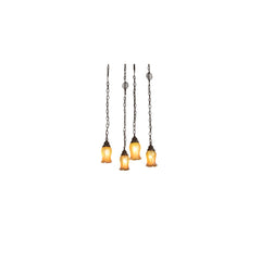 4 Light 21" Wide Multi Light Pendant