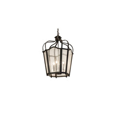 4 Light 22" Wide Taper Candle Pendant