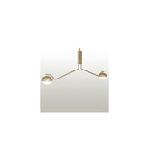 2 Light 63" Wide Linear Pendant