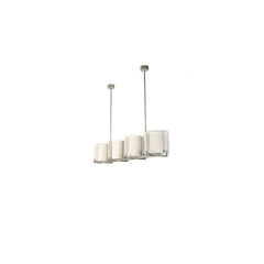 4 Light 98" Wide Pillar Candle Linear Pendant