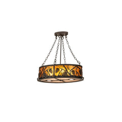 4 Light 18" Wide Abstract Pendant