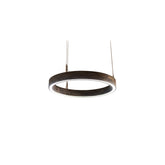 18" Wide Wood Pendant