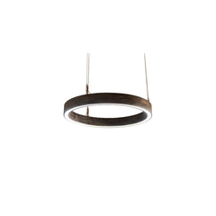 18" Wide Wood Pendant