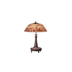 Fishscale 3 Light 31" Tall Buffet Table Lamp