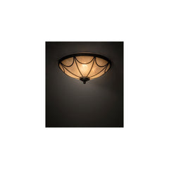 Carousel 3 Light 16" Wide Flush Mount Bowl Ceiling Fixture