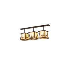 3 Light 48" Wide Linear Pendant