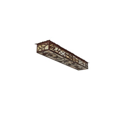 Whispering Pines 6 Light 63" Wide Flush Mount Ceiling Fixture