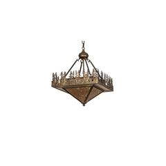 4 Light 27" Wide Abstract Pendant