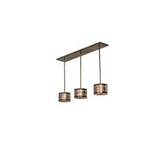 6 Light 50" Wide Linear Pendant