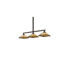 3 Light 63" Wide Linear Pendant