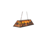 6-lichts 122 cm brede lineaire biljartlamp