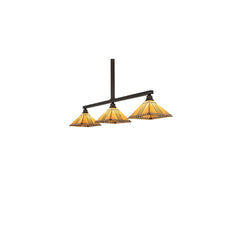 3 Light 62" Wide Linear Pendant