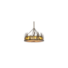 4 Light 36" Wide Pendant