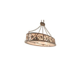 6-lichts lineaire pendelarmatuur van 122 cm breed