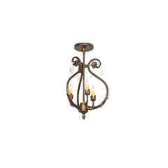 Antonia 3 Light 12" Wide Semi-flush Ceiling Fixture
