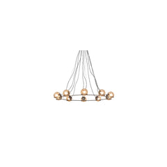 10 Light 73" Wide Suspension Pendant