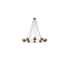 10 Light 73" Wide Suspension Pendant