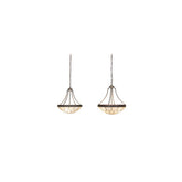 6 Light 56" Wide Linear Pendant