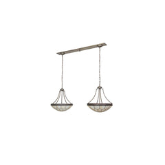 6 Light 56" Wide Linear Pendant