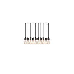 10 Light 27" Wide Linear Pendant