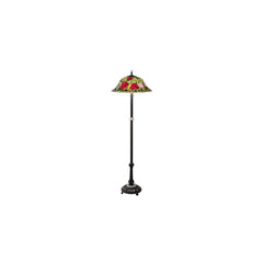3 Light 62" Tall Tiffany Floor Lamp