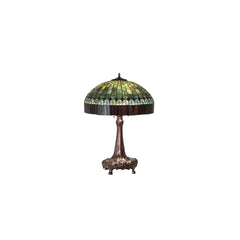 3 Light 31" Tall Tiffany Table Lamp
