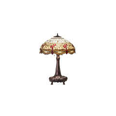 3 Light 31" Tall Tiffany Table Lamp