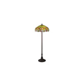 3 Light 62" Tall Tiffany Floor Lamp