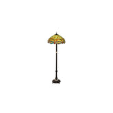 3 Light 62" Tall Tiffany Floor Lamp