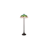 3 Light 62" Tall Tiffany Floor Lamp