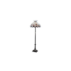 3 Light 62" Tall Tiffany Floor Lamp