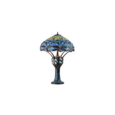 3 Light 33" Tall Tiffany Table Lamp