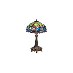 3 Light 31" Tall Tiffany Table Lamp