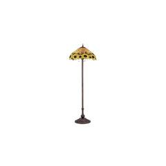 3 Light 63" Tall Tiffany Floor Lamp