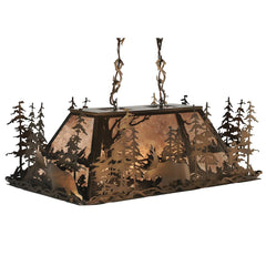 34" L Moose At Dusk Island / Billiard Fixture