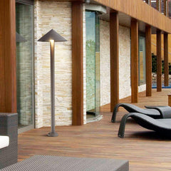 Minimalist Modern Waterproof High Pole Post Light for Landscape Garden Road