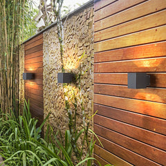Modern Minimalist Outdoor LED Waterproof Exterior Wall Light for Courtyard Fence