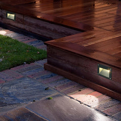 Modern Minimalist Waterproof Embedded Step Lights Wall Decorative Lamp for Outdoor Stairway