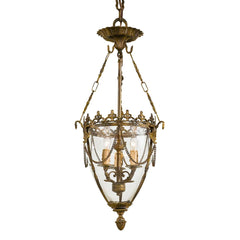 3 Light Lantern Pendant from the Foyer Collection