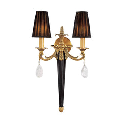 2 Light 13.5" Width Candle-Style Double Wall Sconce from the Metropolitan Collection