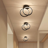 2 Ring Flush Mount Ceiling Light Minimalist LED Light