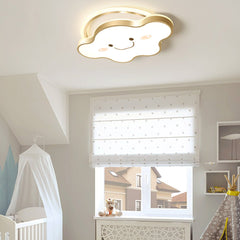 Noordse Cartoon Wolk Drie Tinten Licht LED Dimbaar Decoratief Plafondlamp