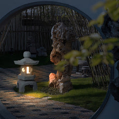 Outdoor Garden Waterproof Landscape Lighting Decorative Imitation Stone Tower Light