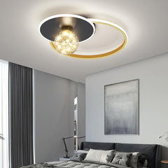Geometric Circles Globe LED Modern Ceiling Lights Flush Mount Lighting