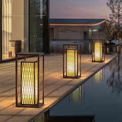 Retro Outdoor Waterproof Asian Style Courtyard Landscape Decorative Lighting
