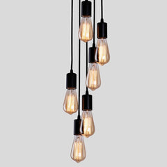 Cluster Teardrop Pendant Light Braided Island Industrial Pendant Lighting