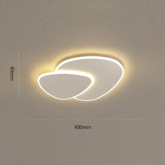 Geometric Shapes Dimmable LED White Modern Flush Mount Ceiling Lighting