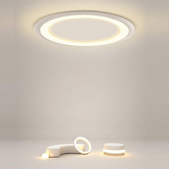 Ultrathin Roundness Flush Mount LED Lights Acrylic Ceiling Light