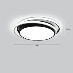 Minimalist Circular Dimmable LED Modern Flush Mount Ceiling Lighting