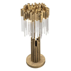 Matrix 3 Light 30" Tall Buffet Table Lamp